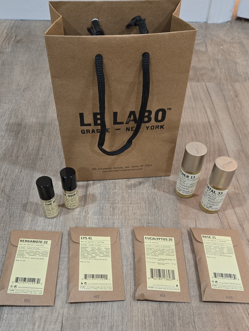Le Labo Fragrance Set with Gift Bag!!!! NEW